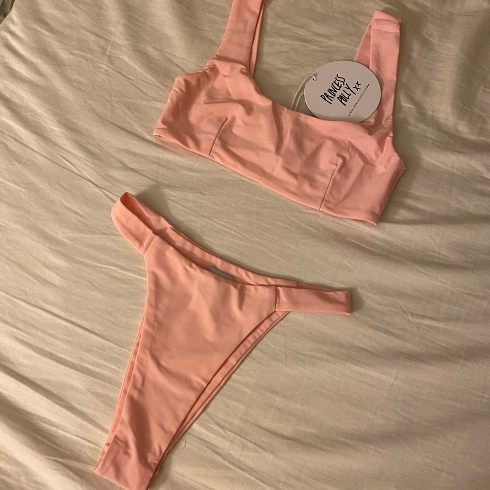 Princess Polly high rise bikini bottom set